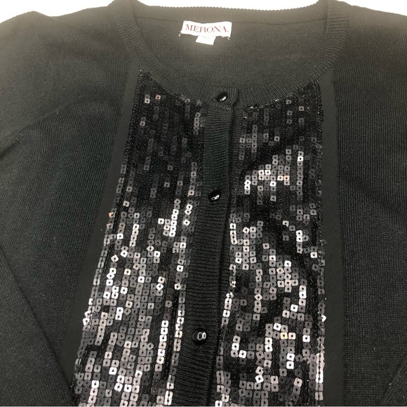 Combo 3 for 1 Sequined, Black Cardigan, Hobo Bag/Purse, & Chain Purse ✨ - Picture 10 of 13